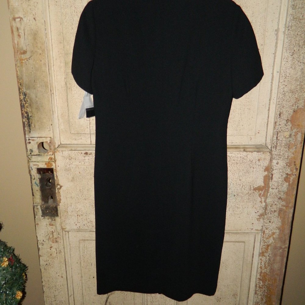 Liz Claiborne Prima Gala Black Career Dress Size 10 NWT (BB-12) - Picture 5 of 5